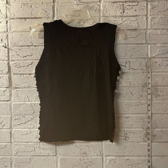 Vintage 90s sparkling Sequin Tank Top Large NWT  ✨ - Picture 7 of 10